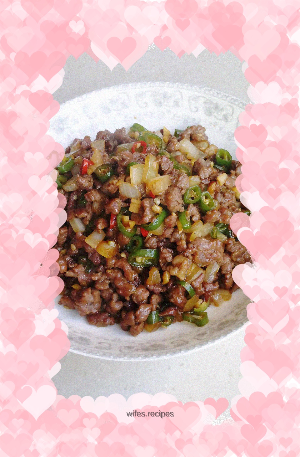 Stir-fried diced beef