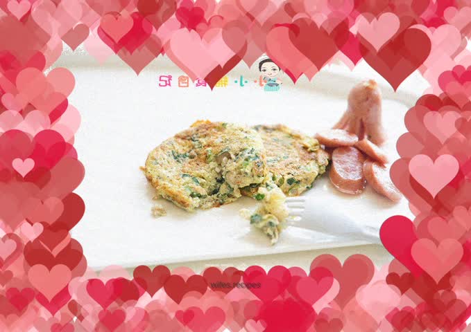 Zucchini egg pancakes over 9 months old