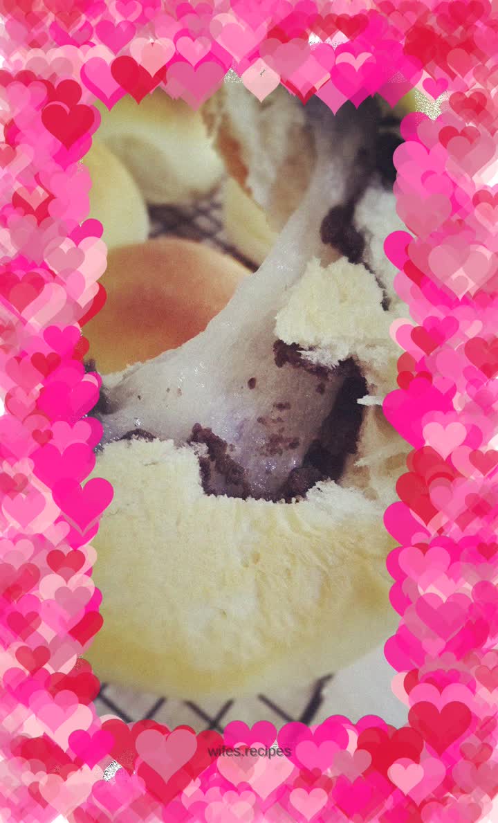 Red Bean Mochi Bread