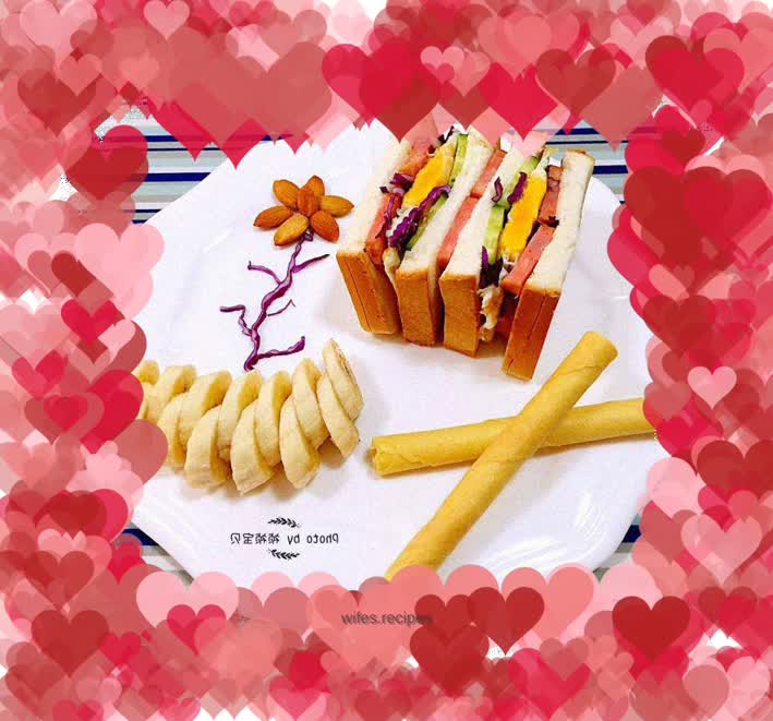 Breakfast with toast