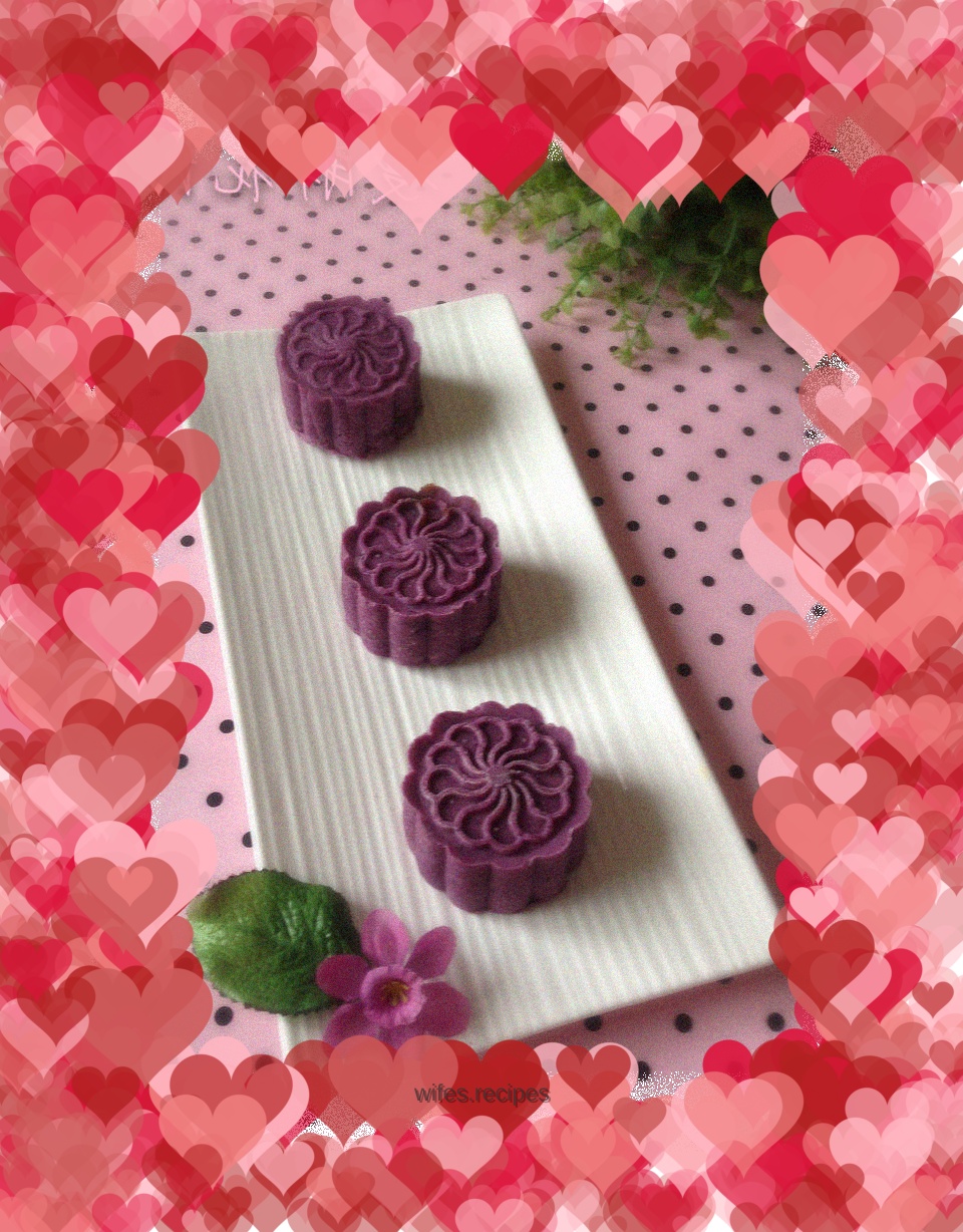 Purple sweet potato cake