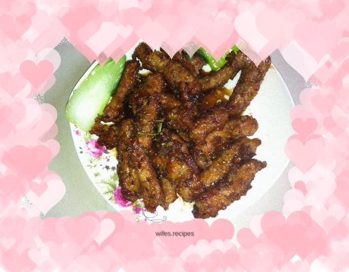 Stir-fried tenderloin