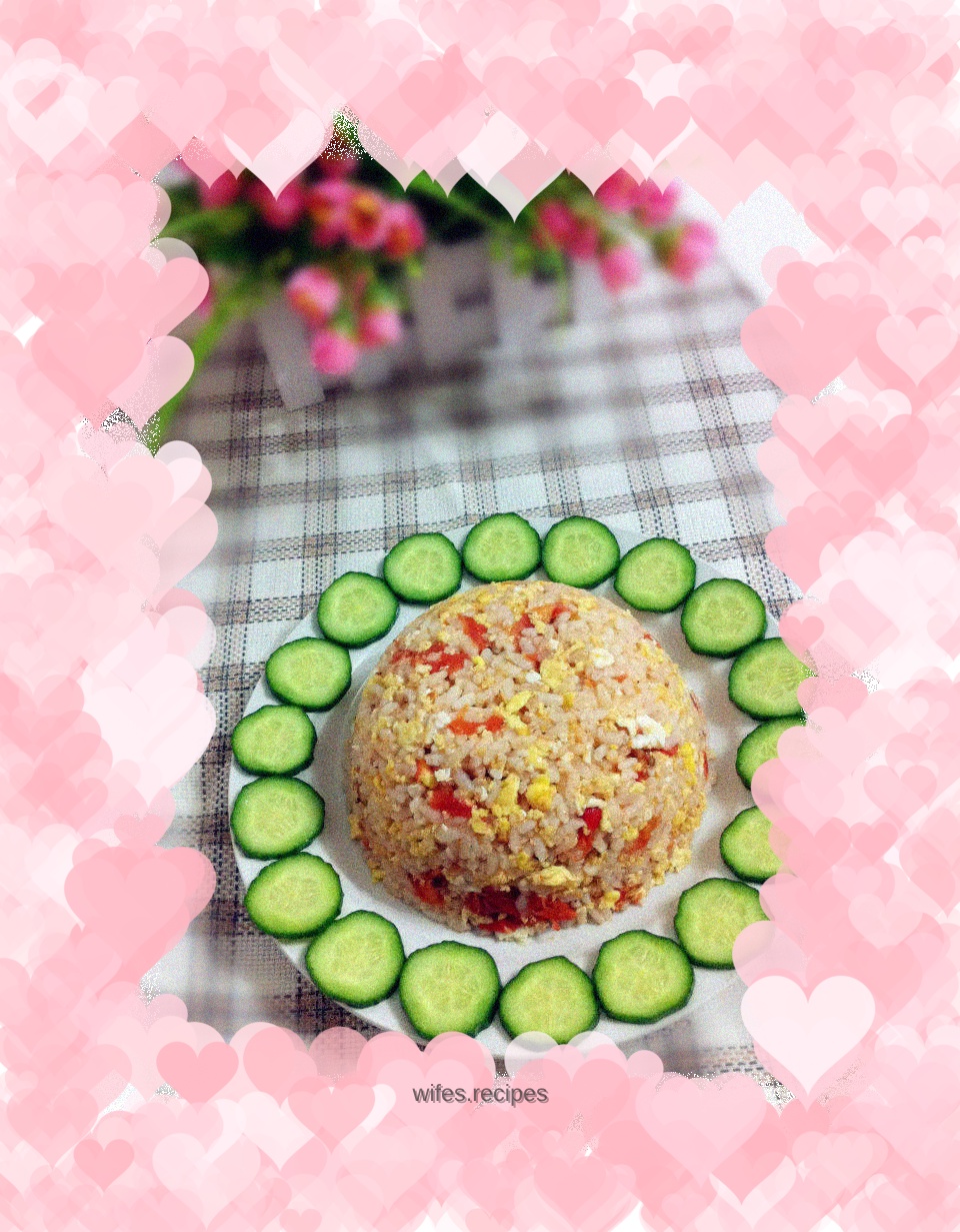 Tomato and egg fried rice