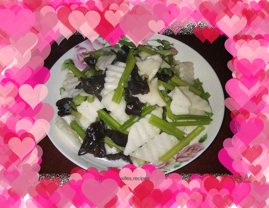 Three kinds of vegetables