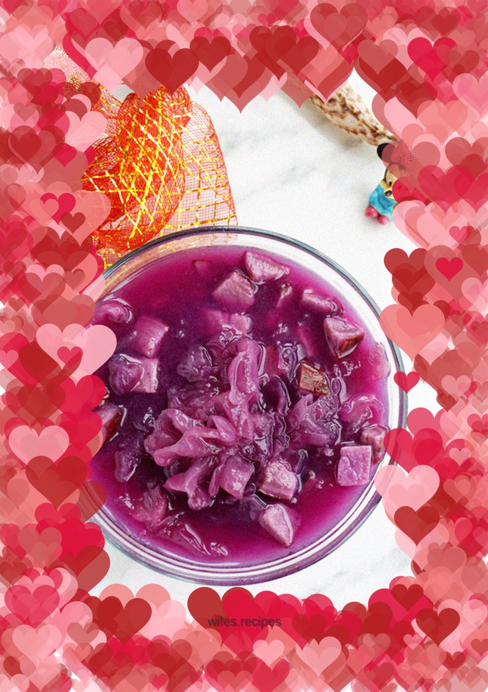 Purple Sweet Potato and Tremella Soup