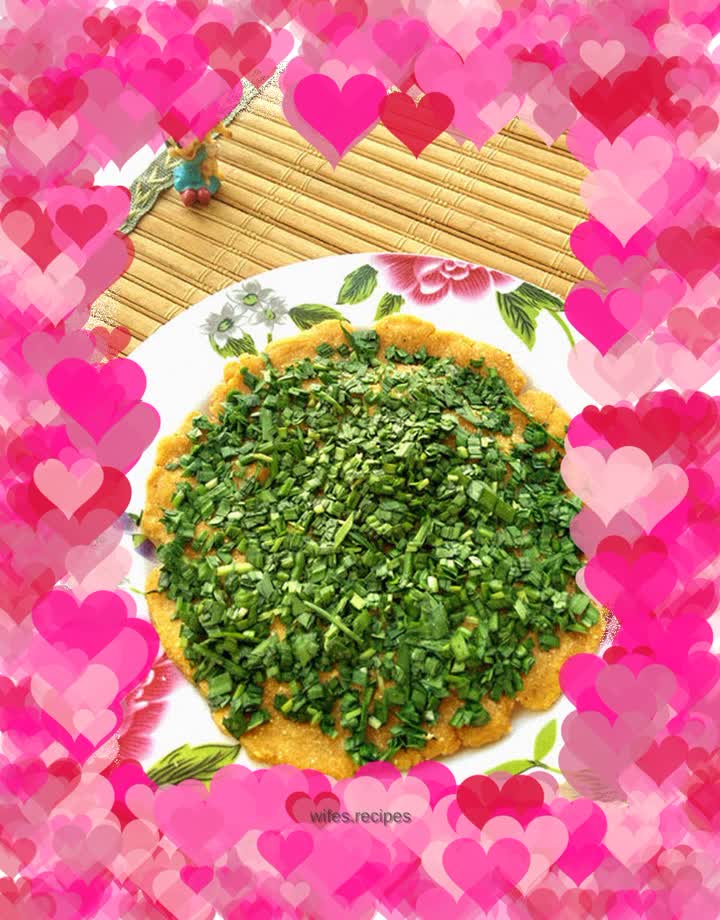 Chive and Bean Flour Tacos