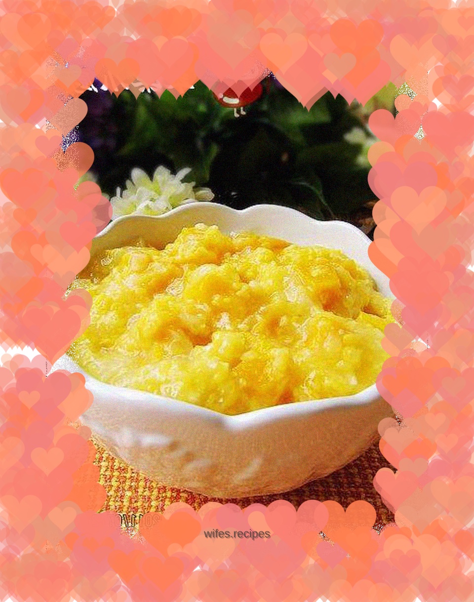 Old corn and pumpkin porridge