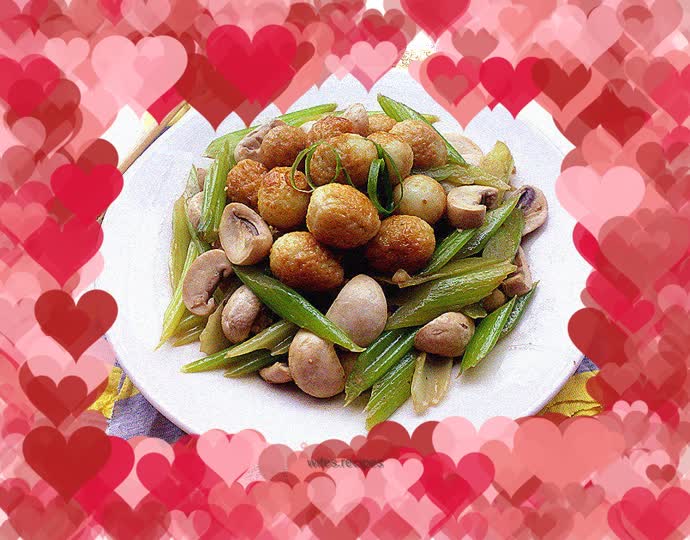 Braised Quail Eggs with Mushrooms