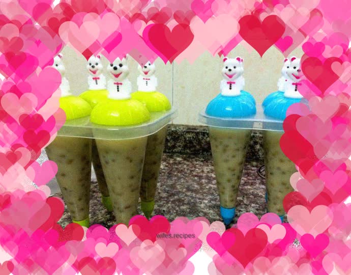 Mung bean popsicle