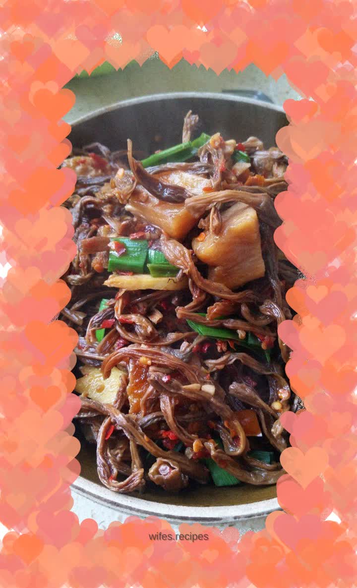 Cured Fish Stewed with Dried Beans