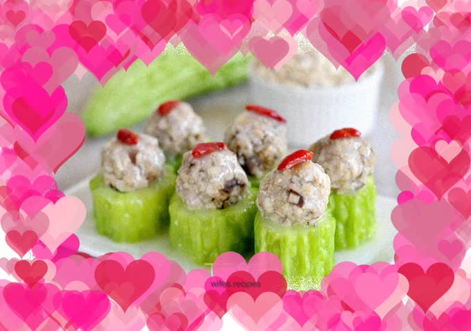 Oatmeal and bitter melon stuffing