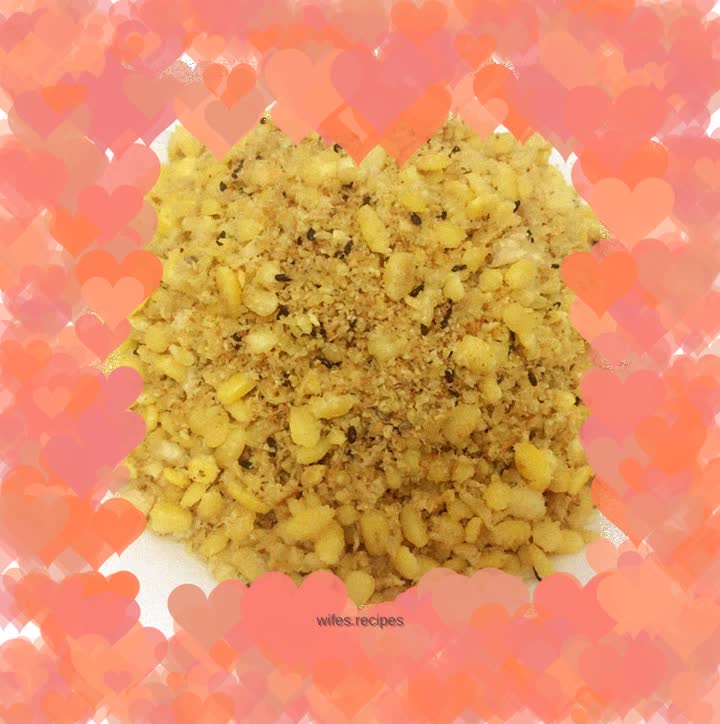 Stir-fried soybean foam