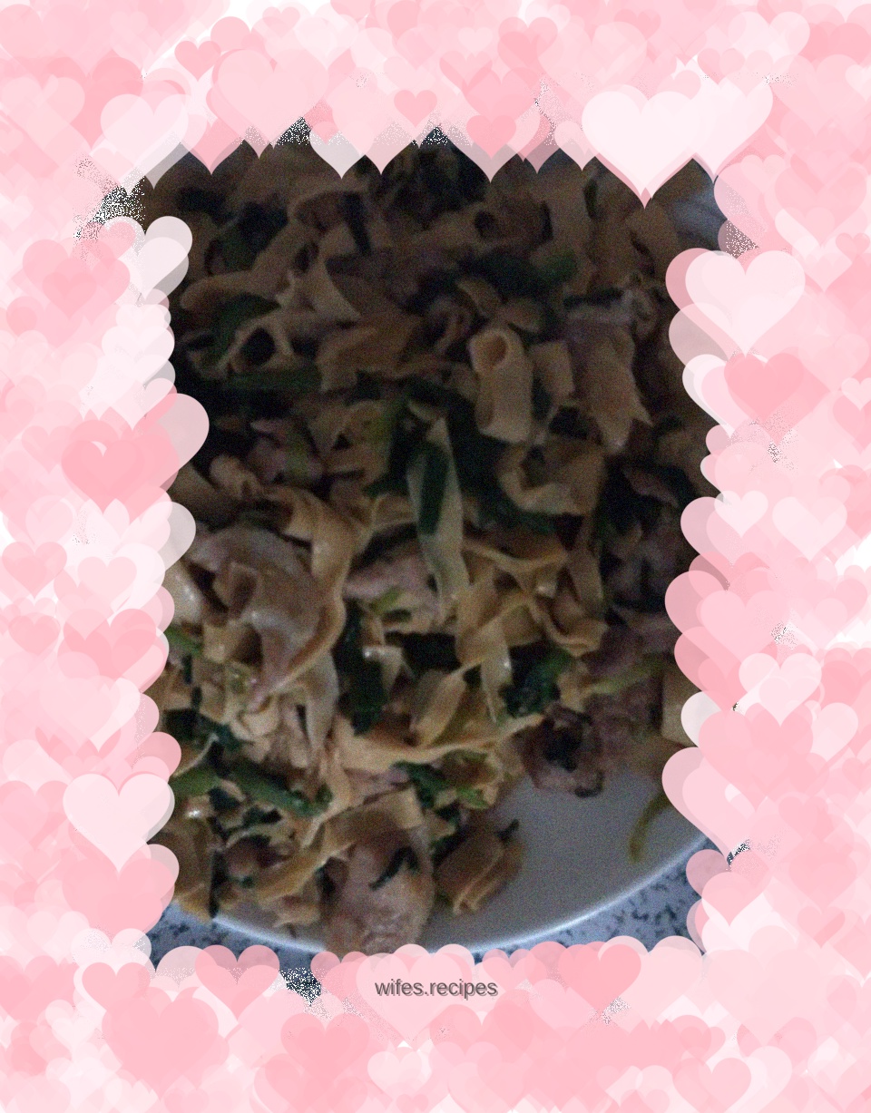 Dried tofu and stir-fried leeks