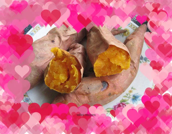 Roasted sweet potatoes