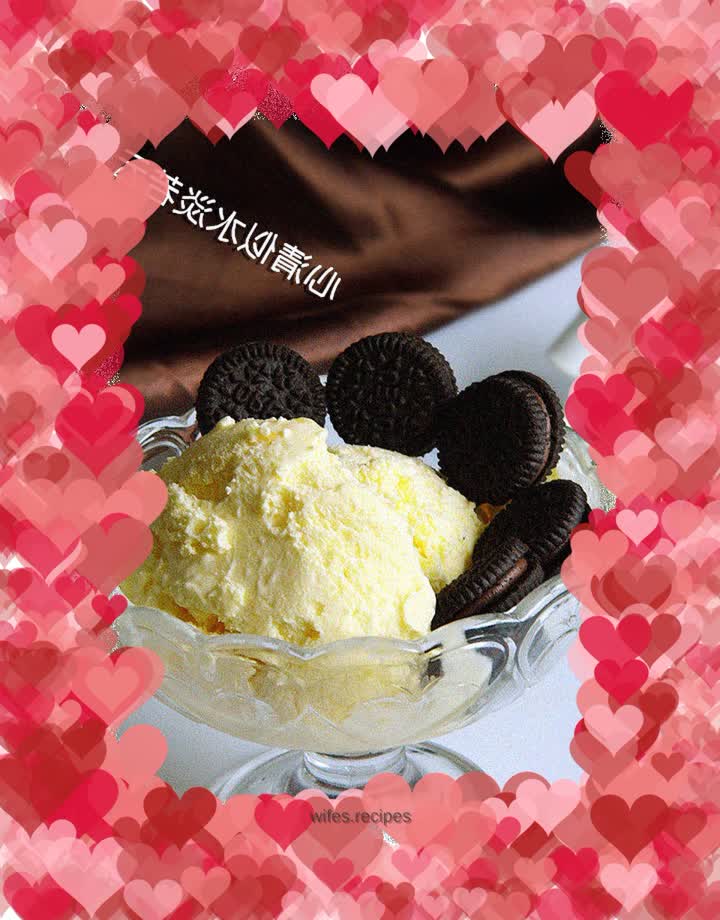 Mango yogurt ice cream