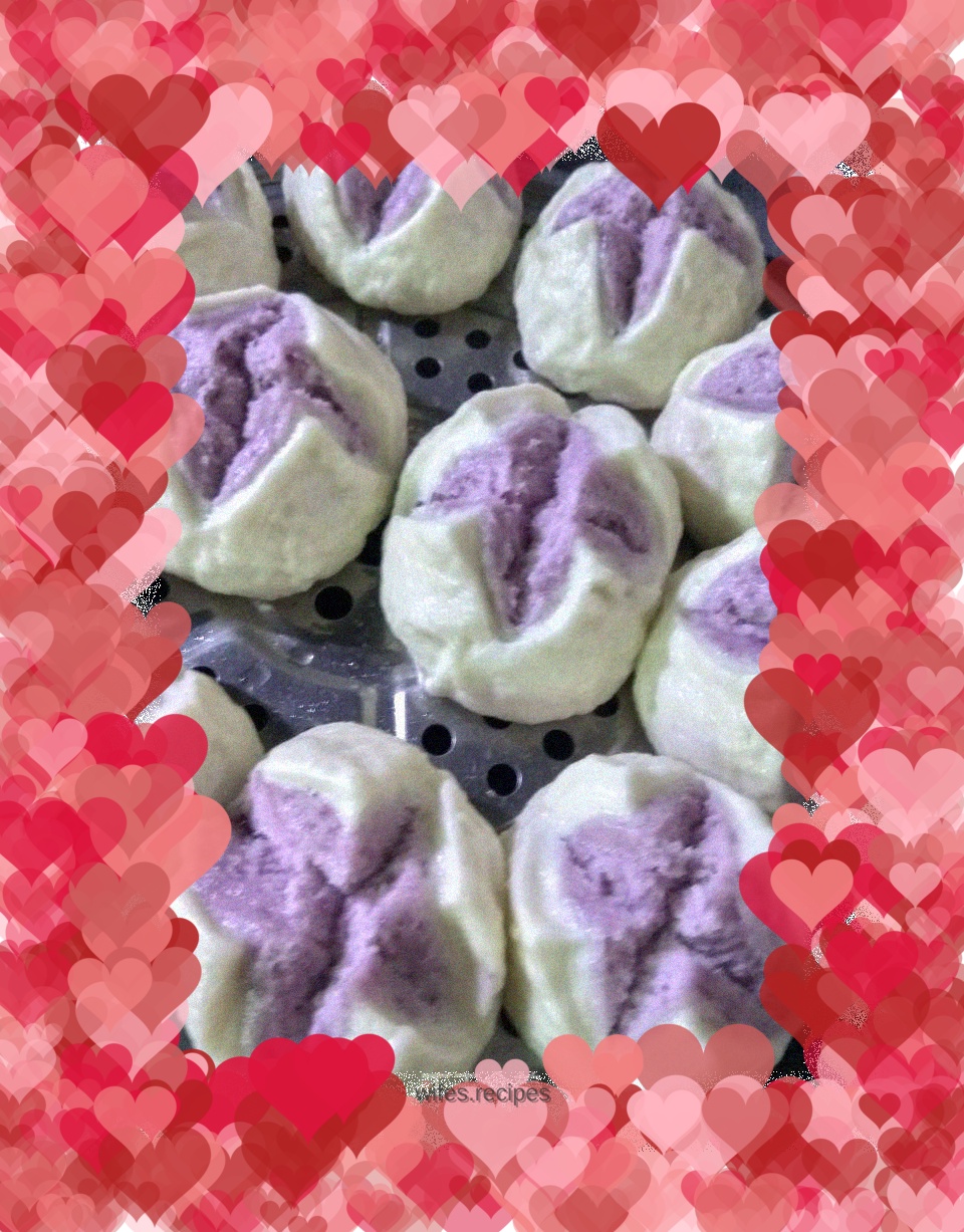 Flowering steamed buns