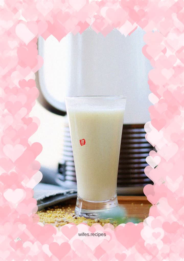 Millet, yam and stomach-nourishing soy milk