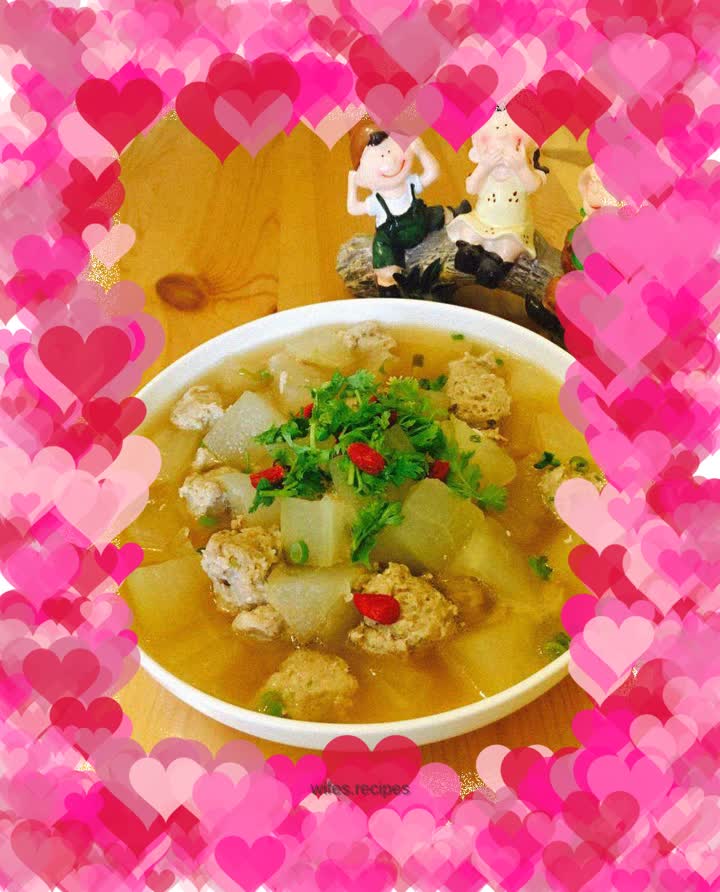 Winter Melon and Meatball Soup