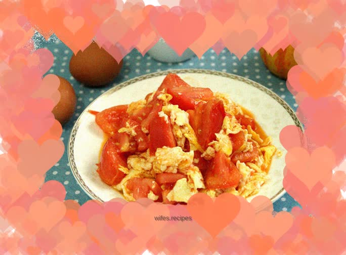 Scrambled eggs with tomatoes