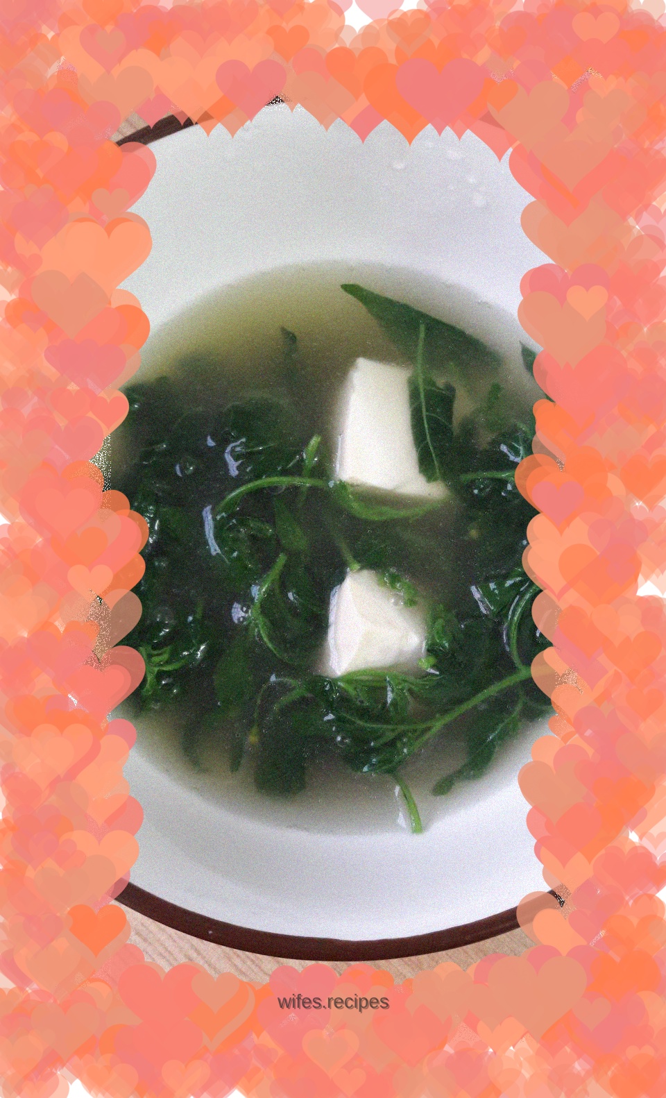 Cauliflower and tofu soup