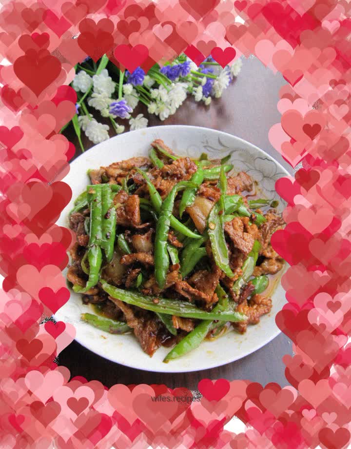 【Sichuan】Fried pork with chili pepper