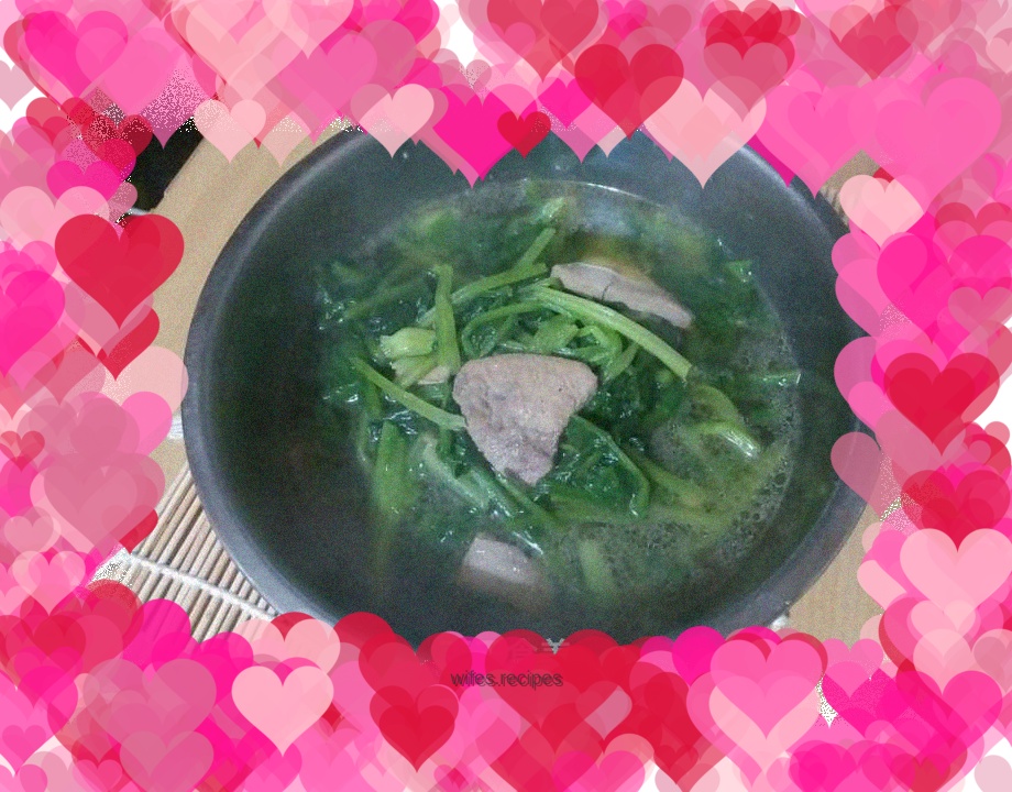 Spinach and Pork Liver Soup