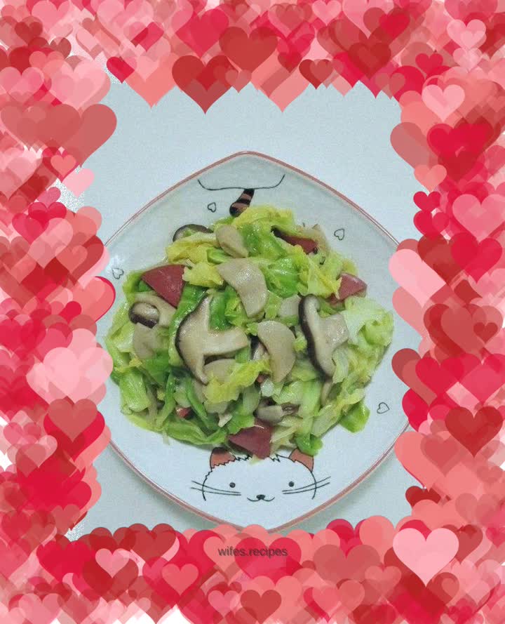 Sautéed Cabbage and Mushrooms