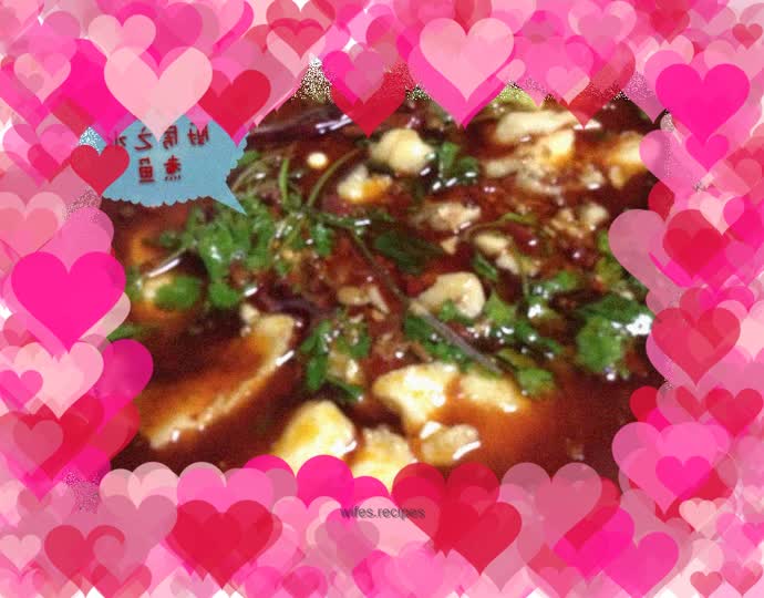 Colorful boiled fish