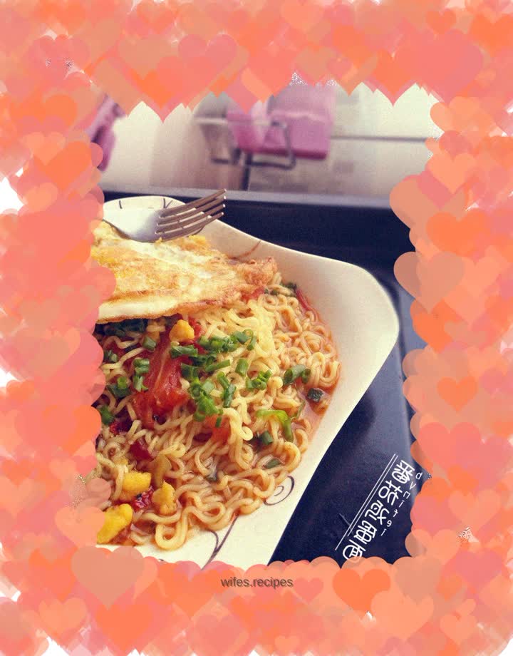 Tomato Egg Noodles (Instant Noodle Version)