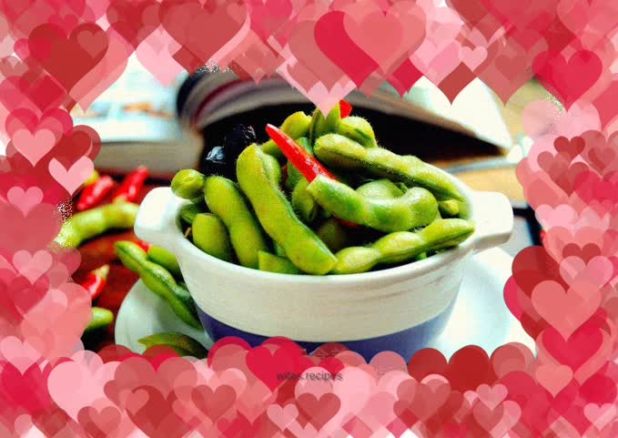 Spiced edamame
