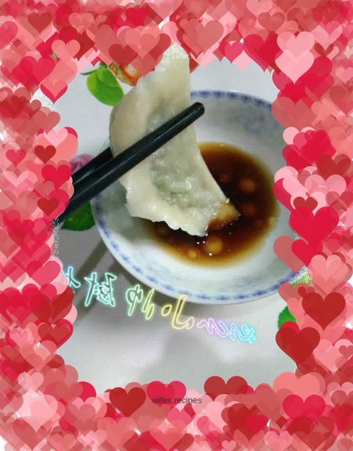 Fresh fennel and pork dumplings