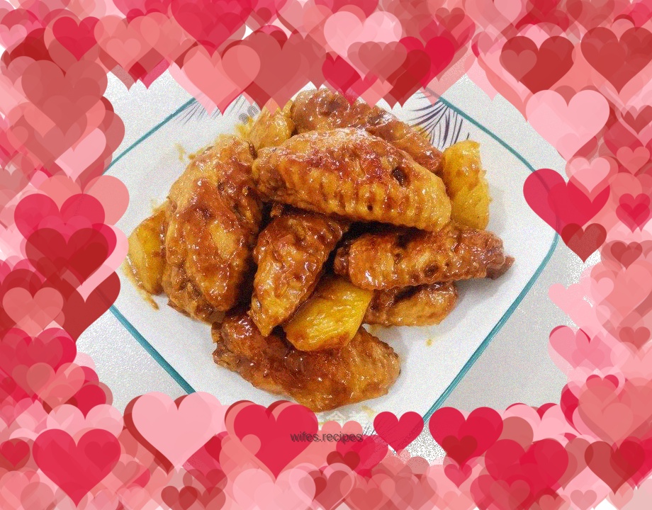 Braised Potato Chicken Wings