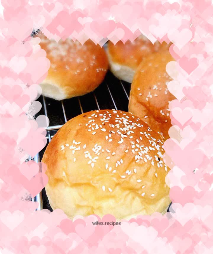Super soft milk and honey bean buns