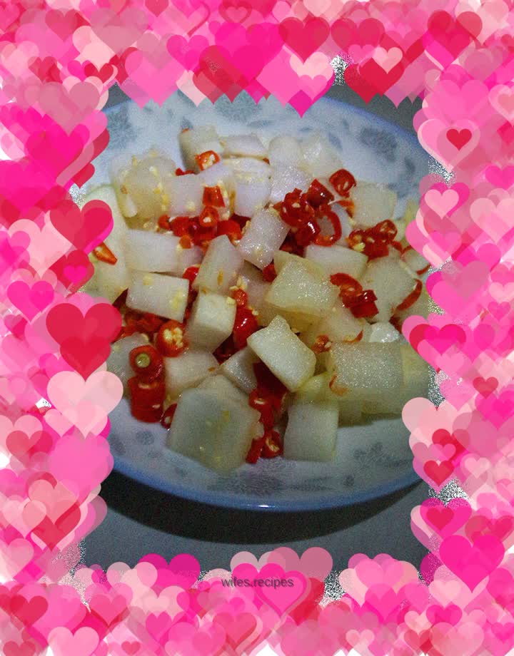 Homemade Spicy Radish – Appetizer