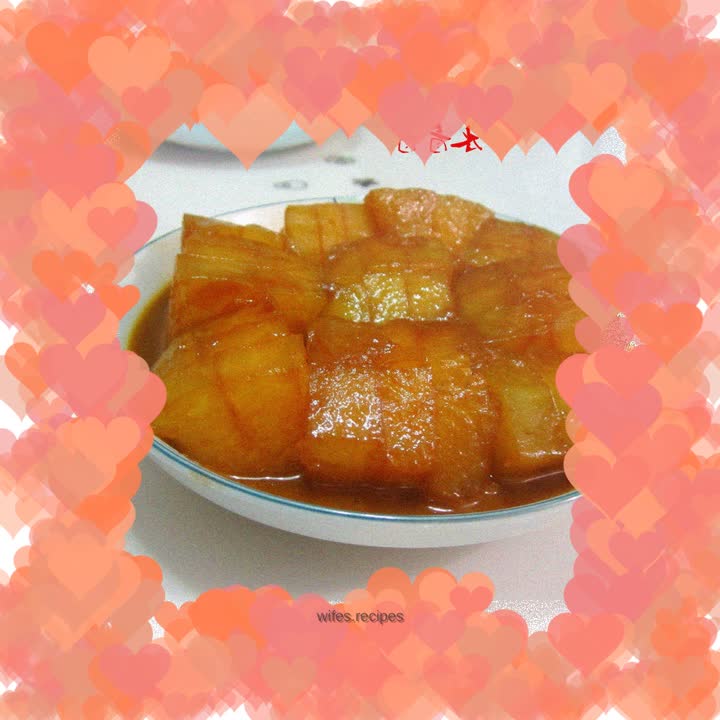 Grilled winter melon with fragrant leaves