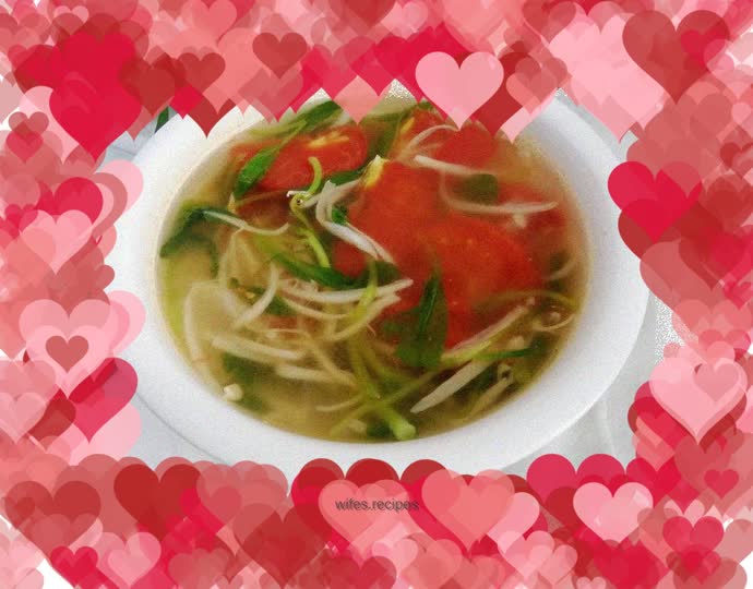 Saffron vegetable soup