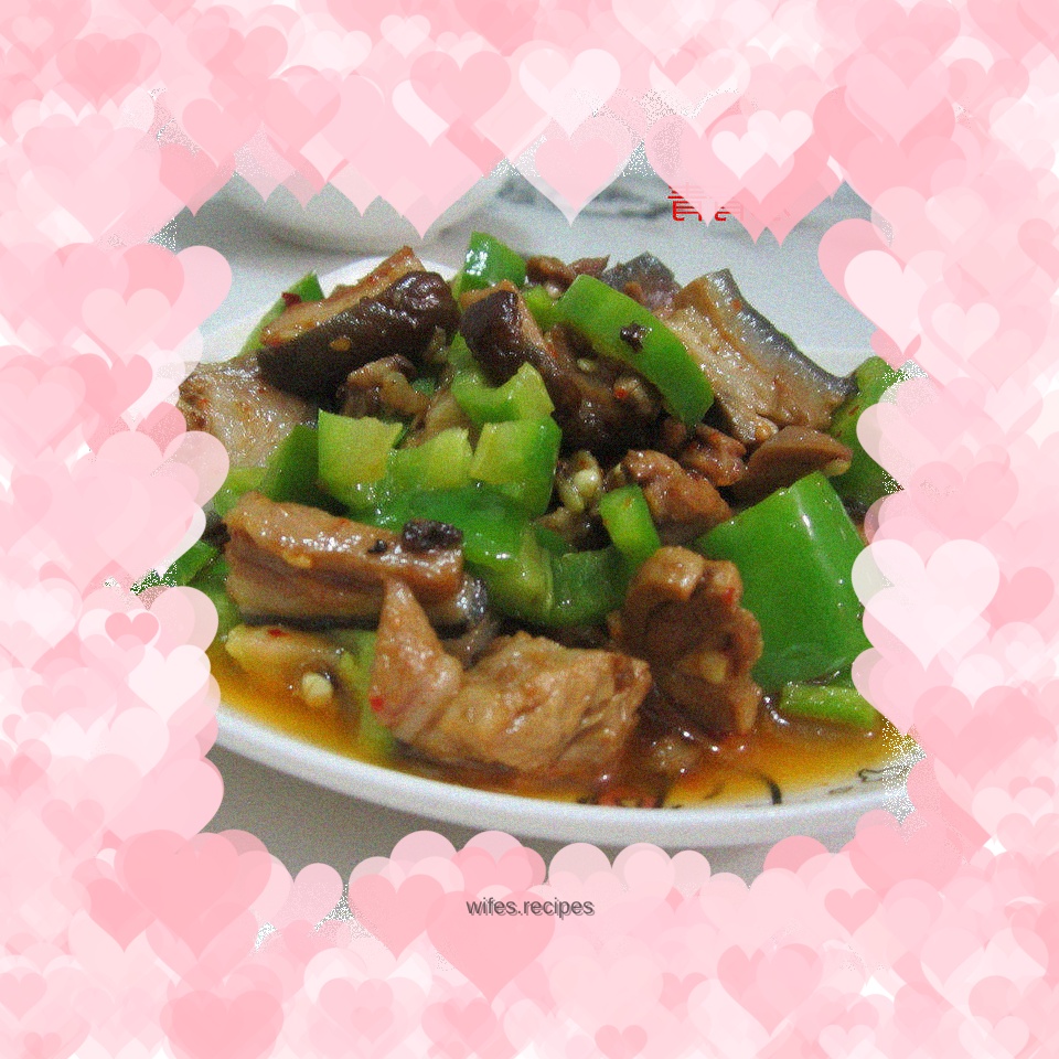 Cumin and green pepper donkey meat