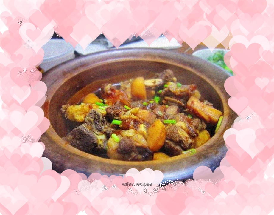 Winter Casserole - Black Pepper Steak and Potato Stew