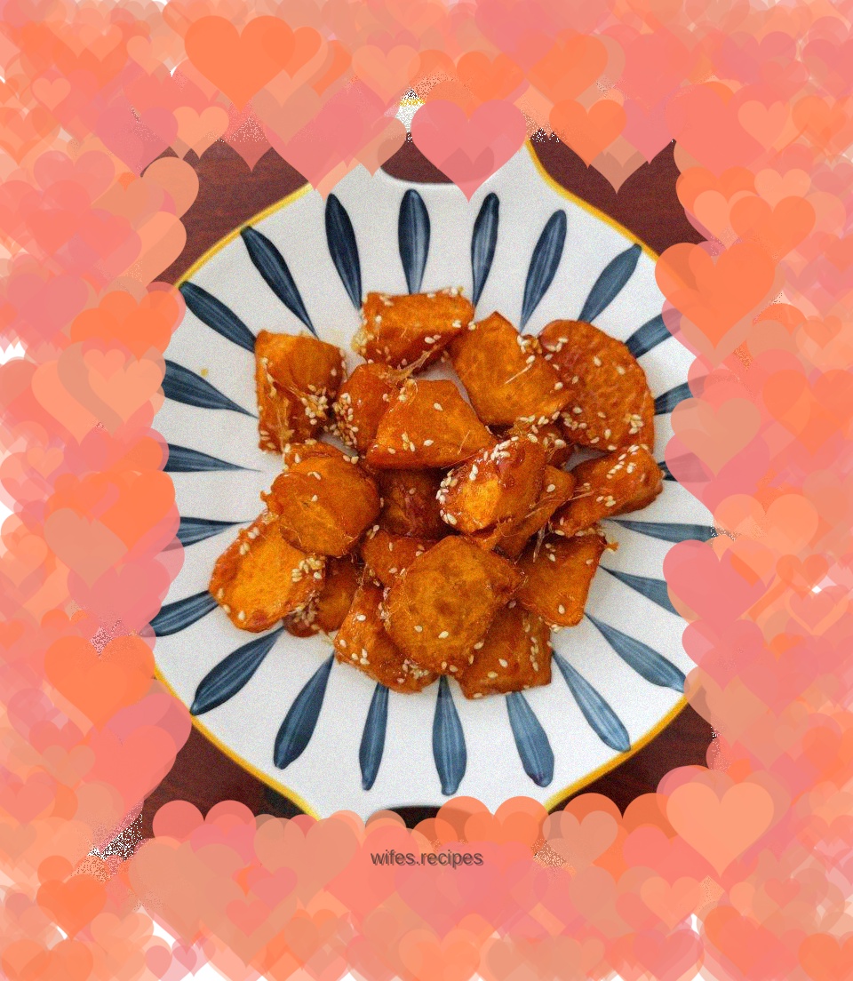 Shredded sweet potato