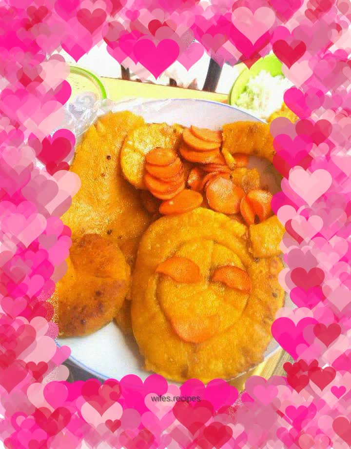 Pan-fried pumpkin cake