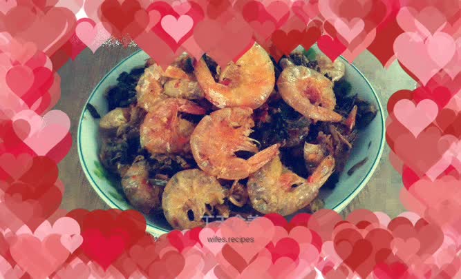 Dried vegetable shrimp