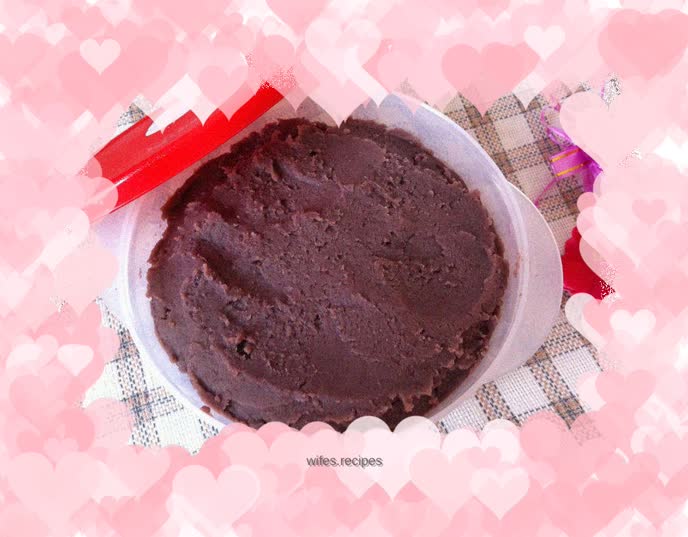 Homemade bean paste filling