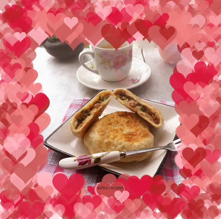 Pan-fried bacon patties