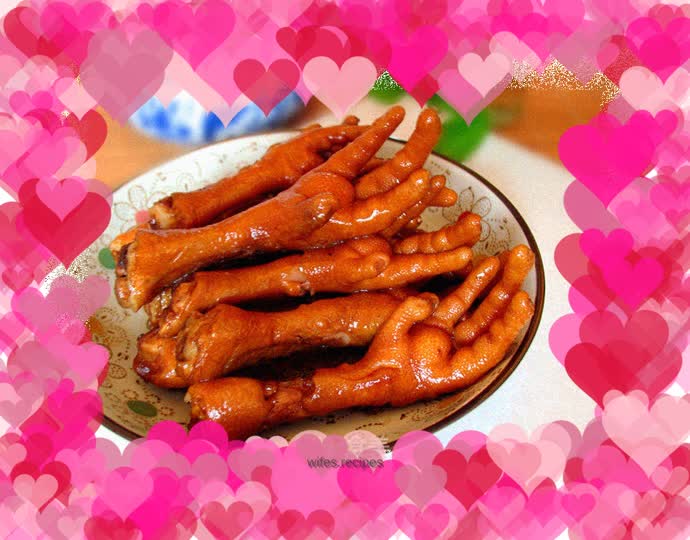 Roasted chicken feet