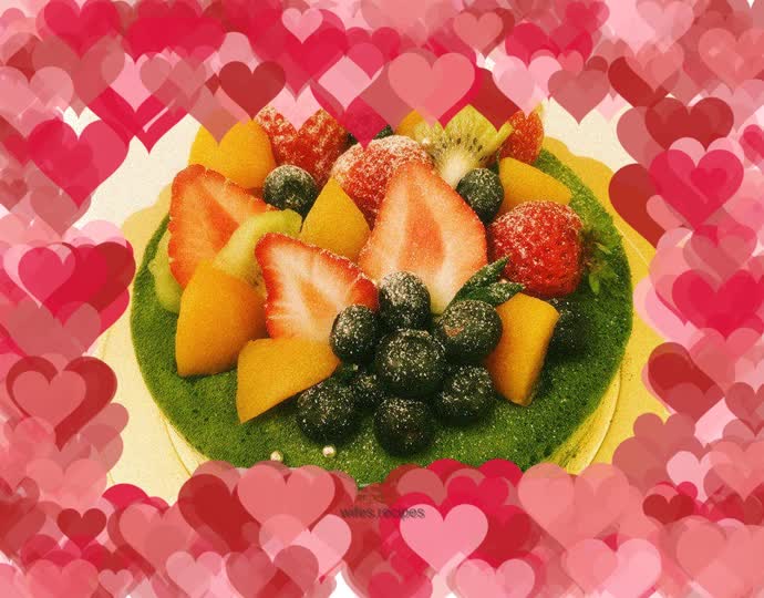 Uji matcha mousse cake