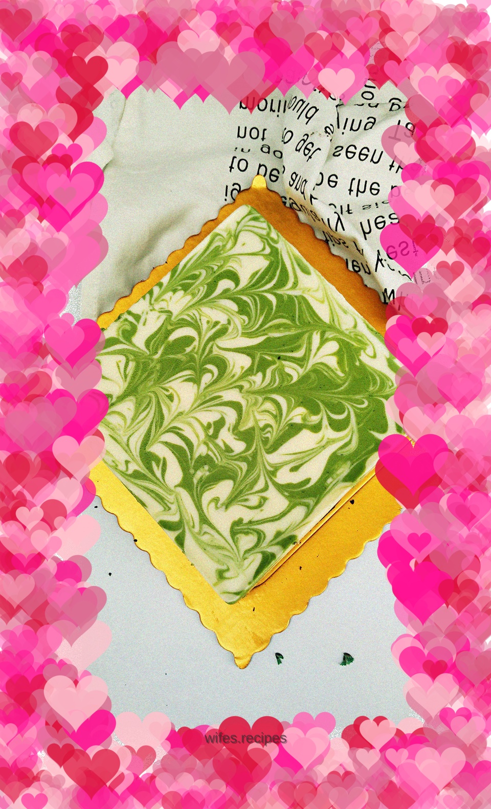 Matcha Marble No-Bake Cheesecake