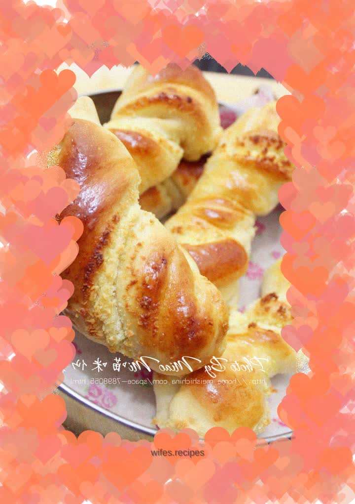 Double temptation! ! Creamy and rich coconut bread rolls