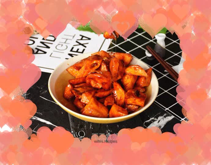 Shredded sweet potato