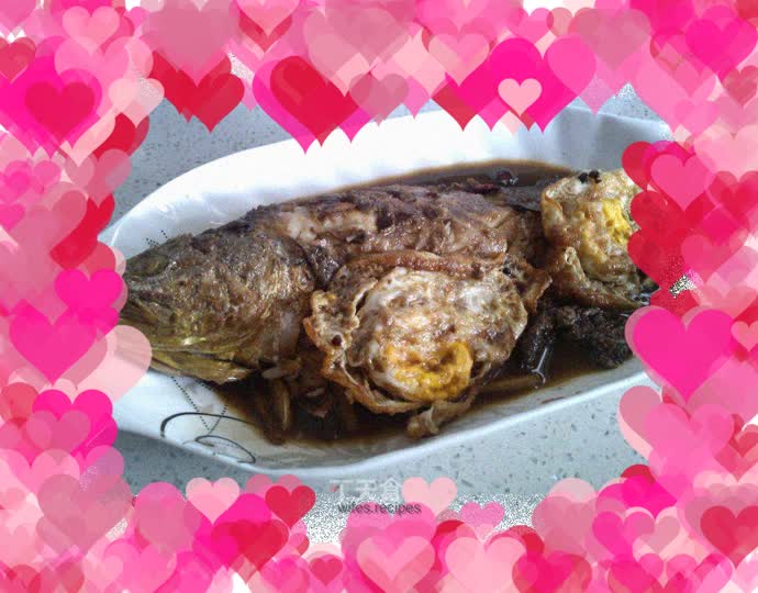 Braised yellow croaker