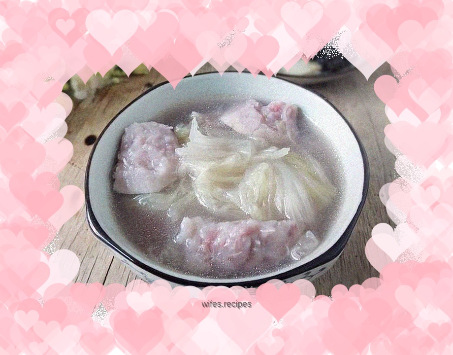 Cabbage and Taro Soup